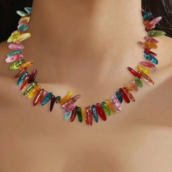 Turmaline Necklace.17" - Picture 2 of 2